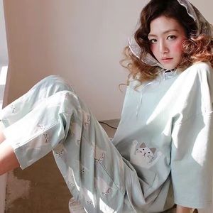 Cat sleepwear suit final sale‼️